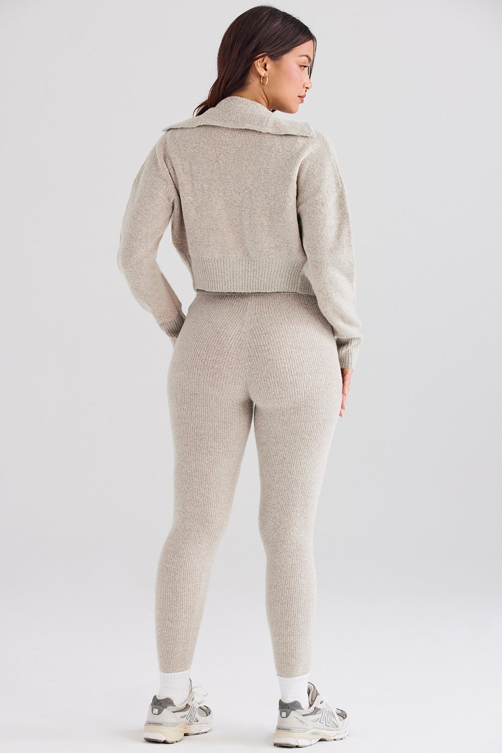 Opal ribbed knit leggings