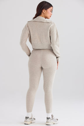Opal ribbed knit leggings