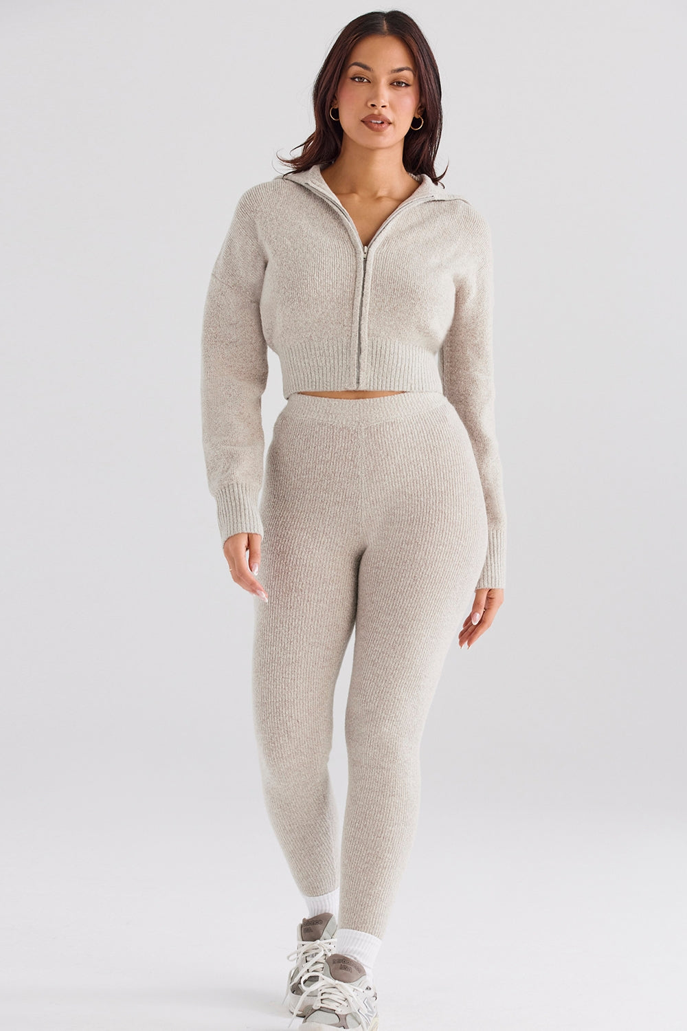 Opal ribbed knit leggings