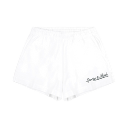 Syracuse Embroidered Disco Short - White