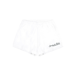 Syracuse Embroidered Disco Short - White