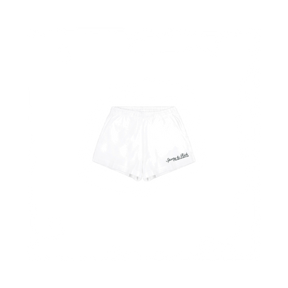 Syracuse Embroidered Disco Short - White