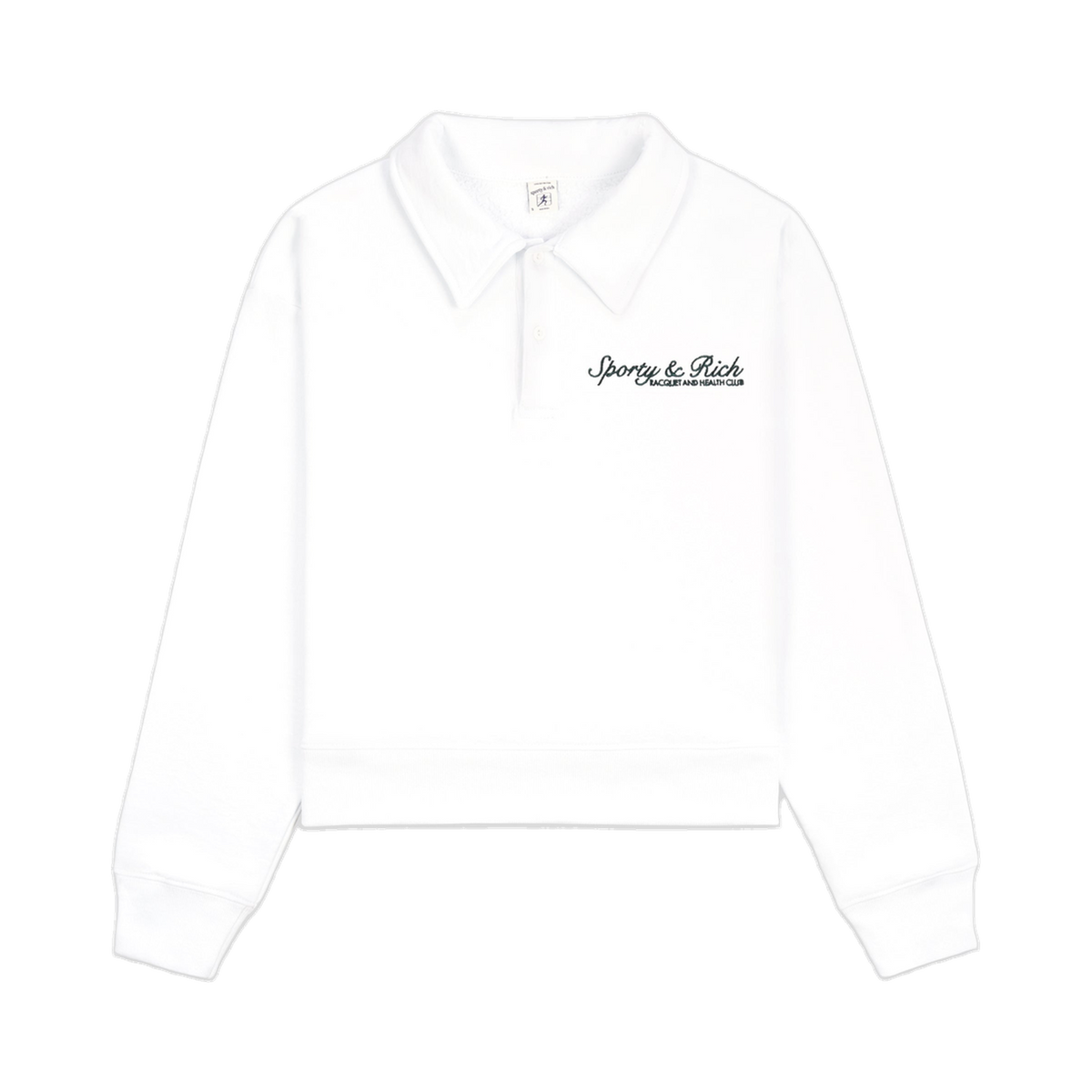 Syracuse Embroidered Polo - White/Forest
