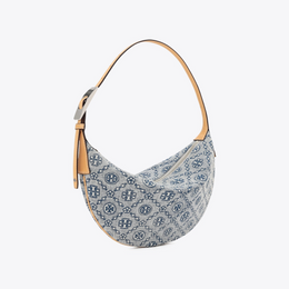 T Monogram Denim Small Balloon Bag