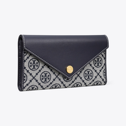 T Monogram Envelope Wallet