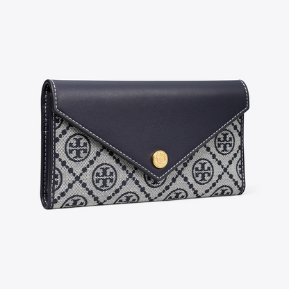 T Monogram Envelope Wallet
