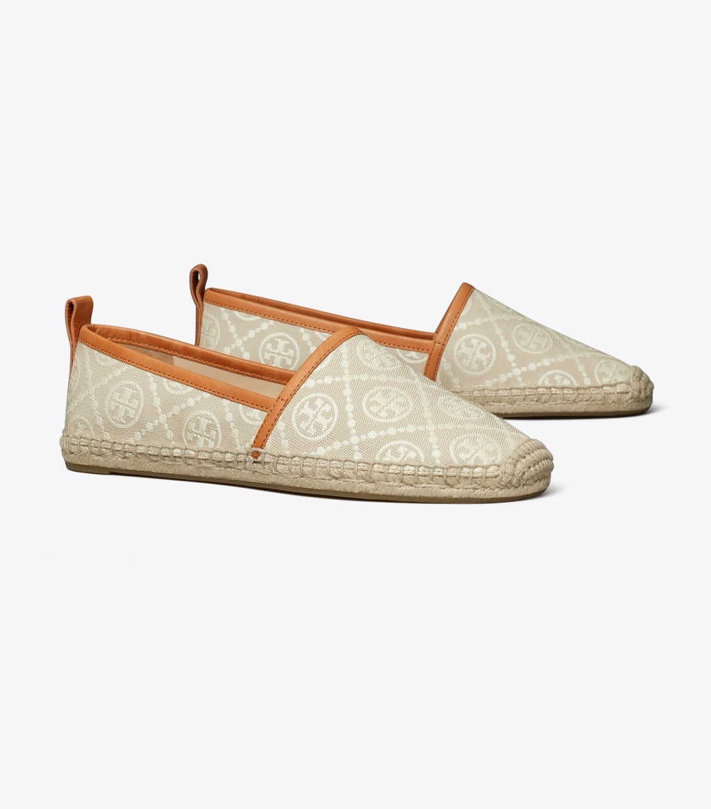 Tory Burch TORY BURCH T MONOGRAM ESPADRILLE - Size: UK 5 Flats | Shop From The Mirage