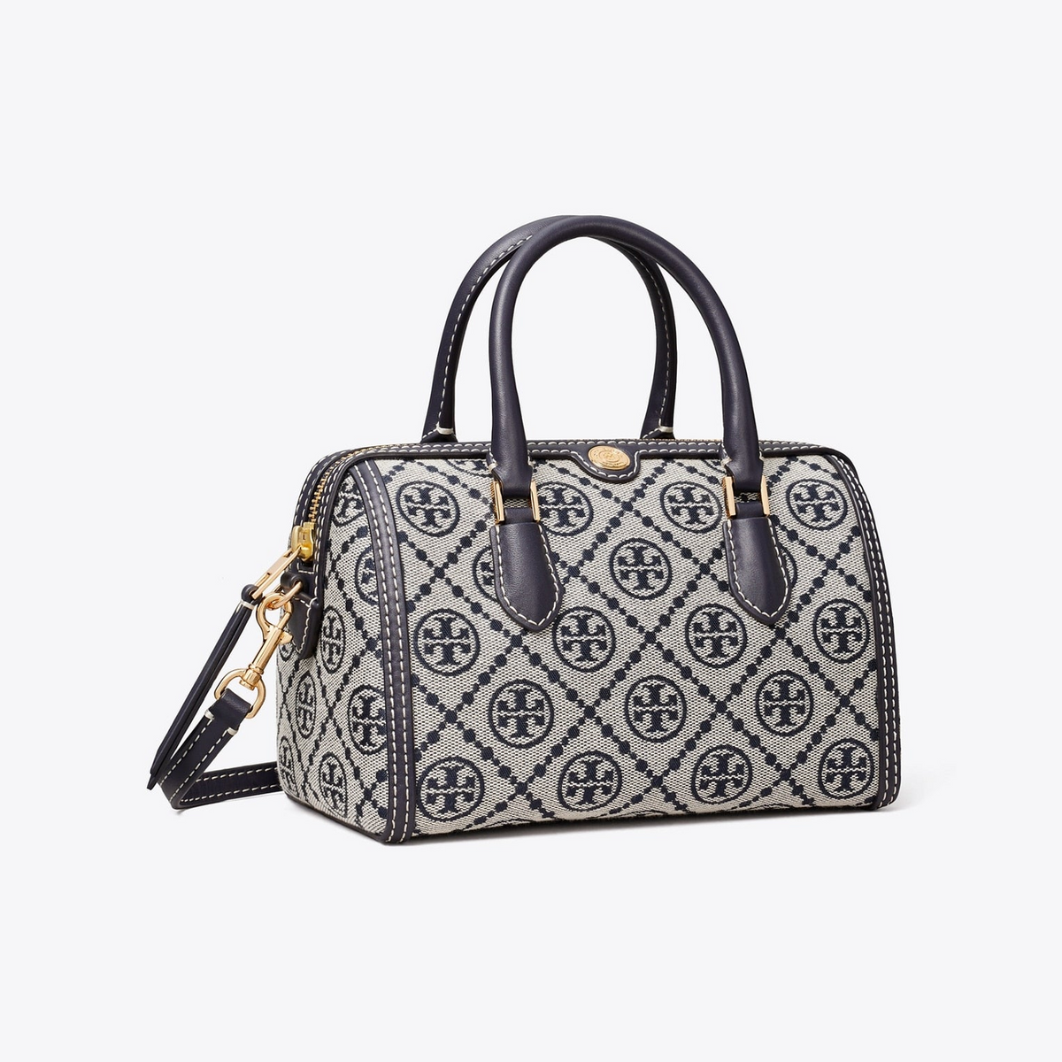 T Monogram Petite Barrel Bag