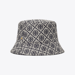 T Monogram Short-Brim Bucket Hat