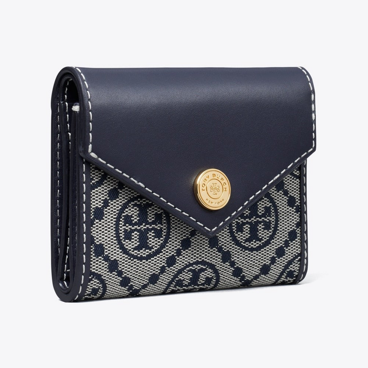 T Monogram Small Envelope Wallet