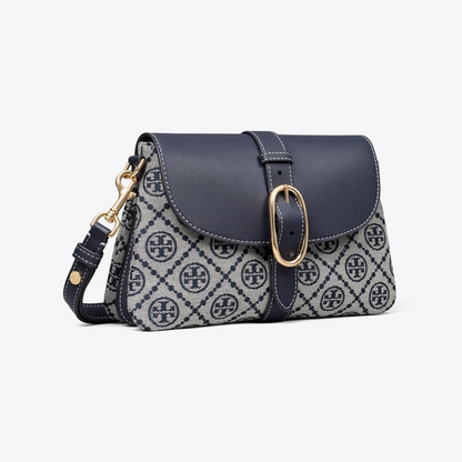 T Monogram Soft Small Shoulder Bag