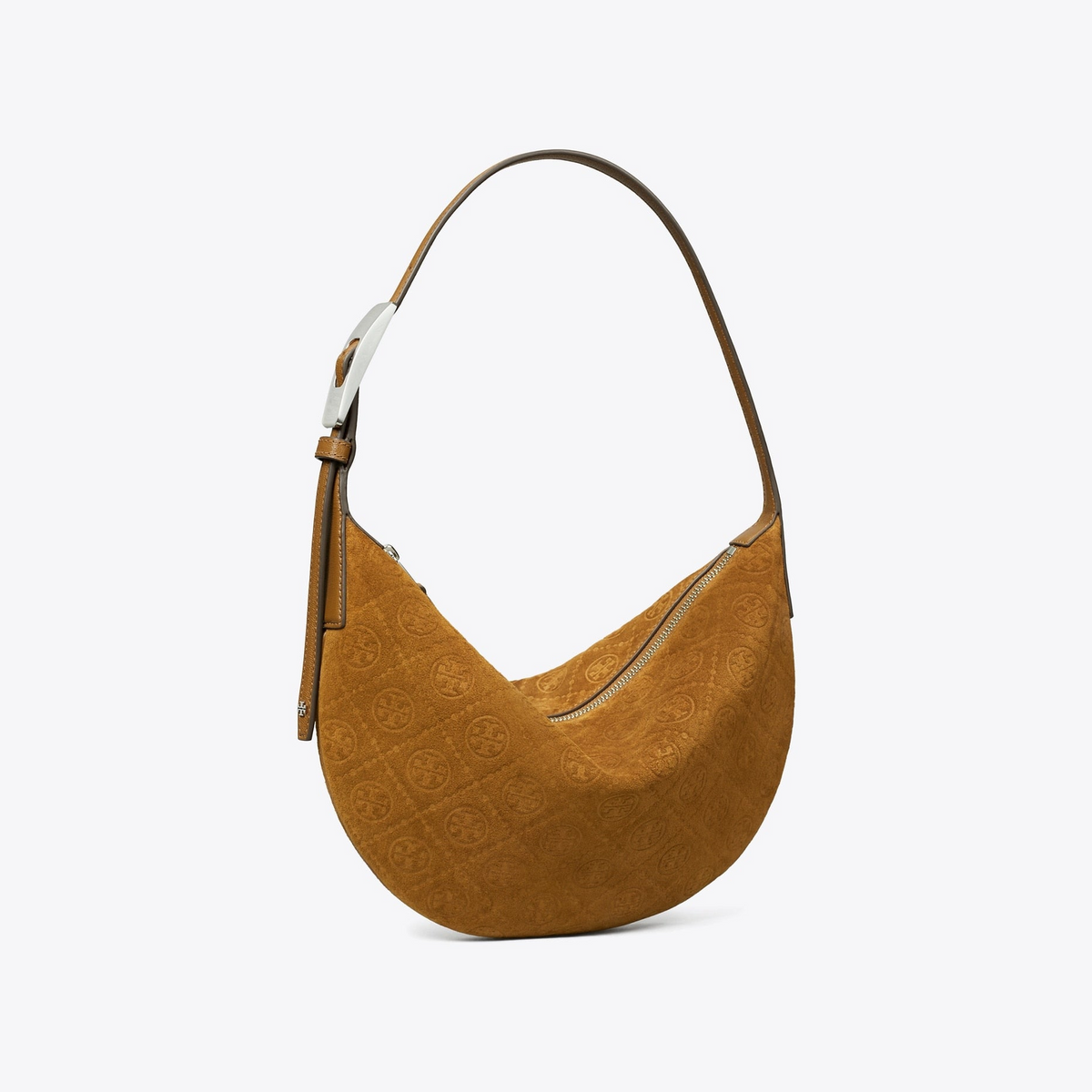 T Monogram Suede Small Balloon Bag