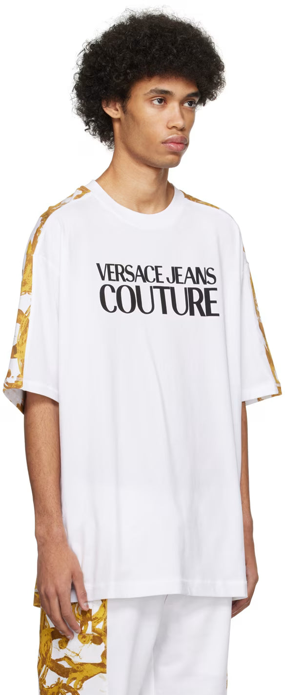 White Watercolor Couture T-Shirt