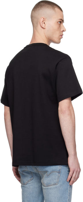 Black Logo Line Goth T-shirt