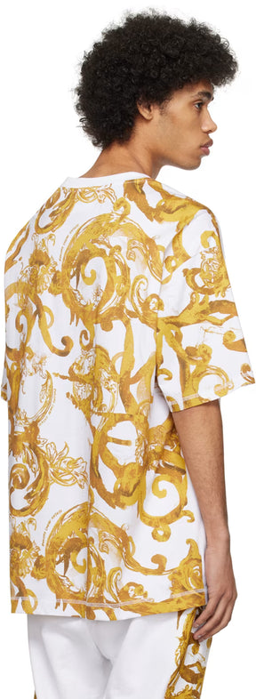 White Watercolor Couture T-Shirt
