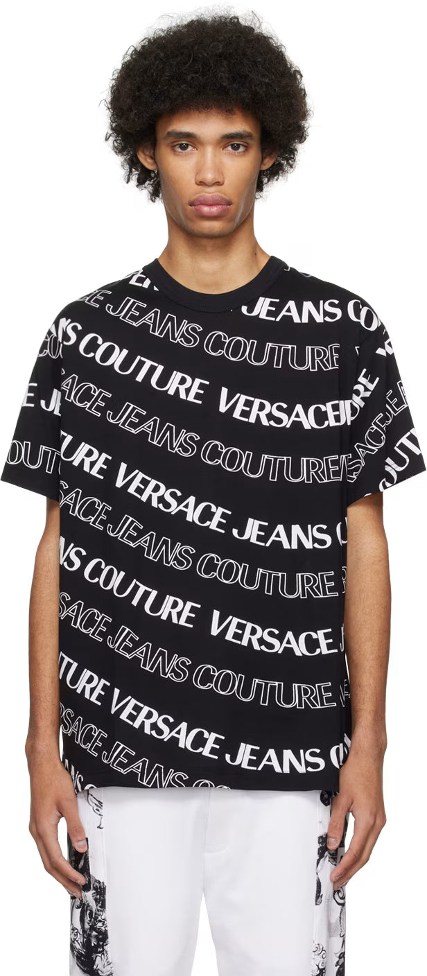 Black Jacquard T-Shirt