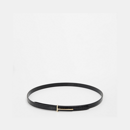 TF Stamped Leather Belt