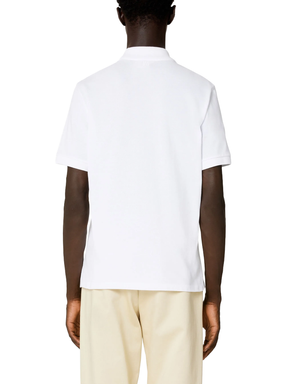 AMI Paris 'Ami De Coeur' Polo Shirt in White