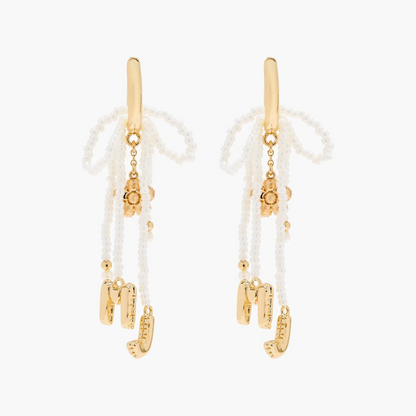 The Beaded MJ Balloon Earrnigs