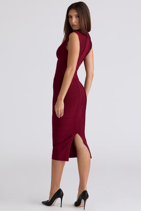 The Fatale ruby bandage midi dress