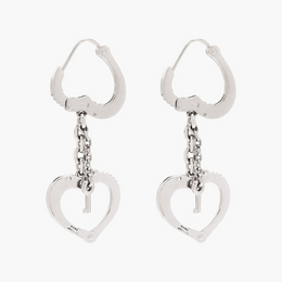 The Heart Handcuff Earrings