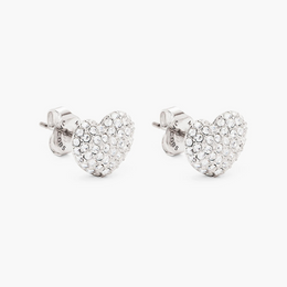 The Heart Pave Earrings