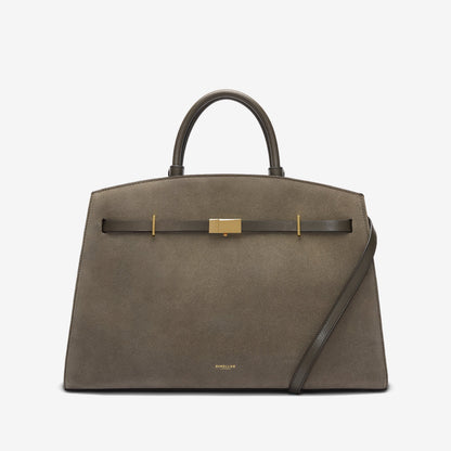DeMellier The Hudson deep olive suede & deep olive smooth
