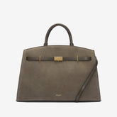 DeMellier The Hudson deep olive suede & deep olive smooth