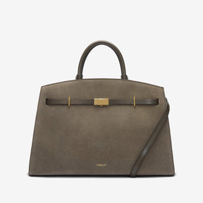 DeMellier The Hudson deep olive suede & deep olive smooth