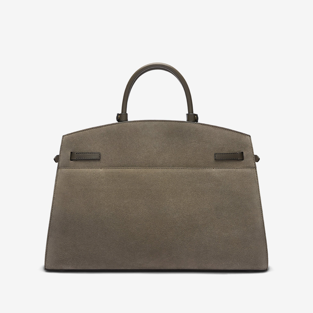 DeMellier The Hudson deep olive suede & deep olive smooth