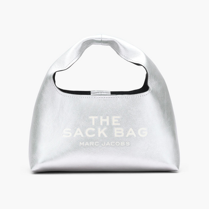 The Metallic Leather Mini Sack Bag