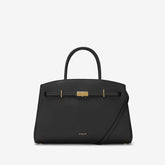 DeMellier The Midi Hudson black small grain