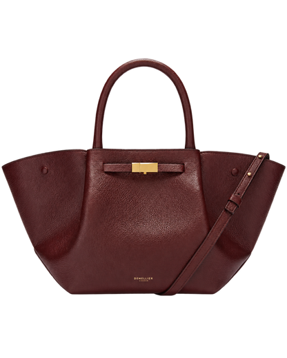 The Midi New York -  Burgundy Small Grain