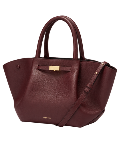 The Midi New York -  Burgundy Small Grain