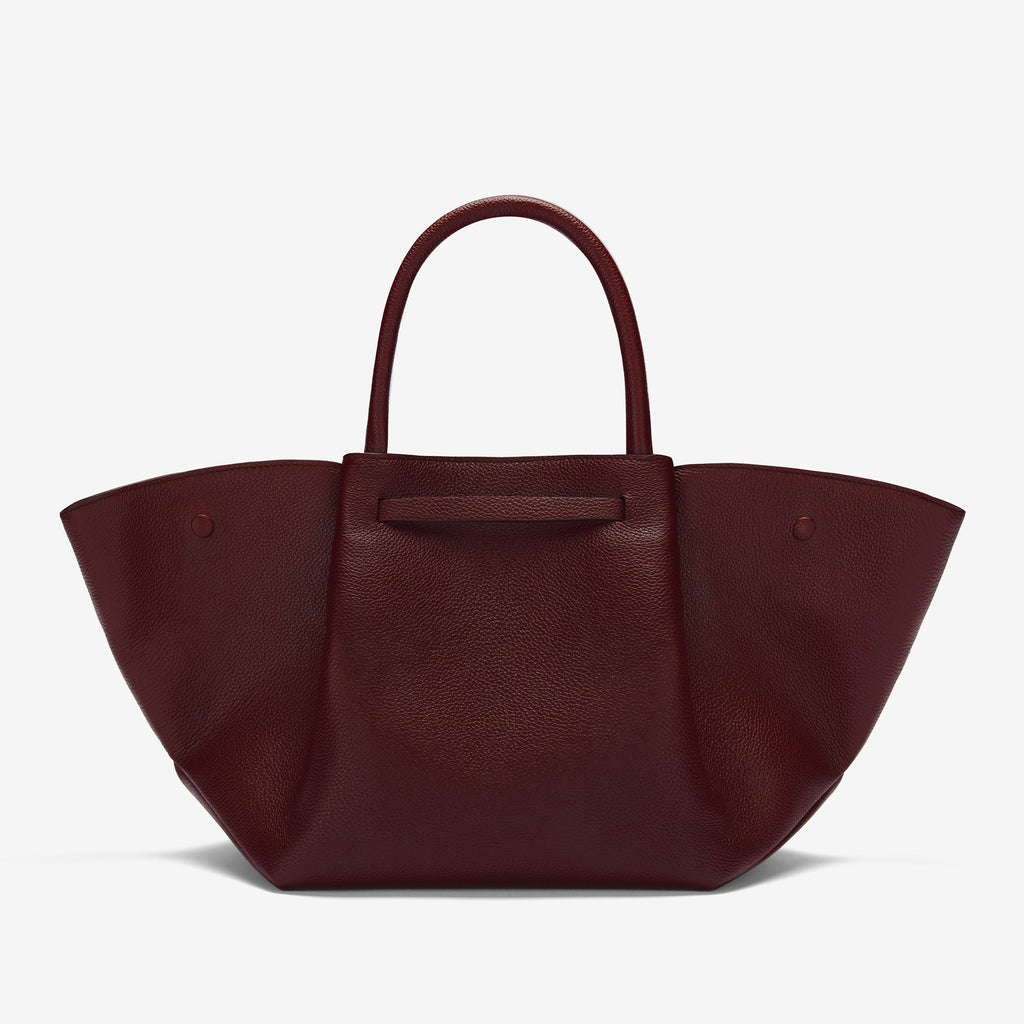 DeMellier The Midi New York burgundy small grain