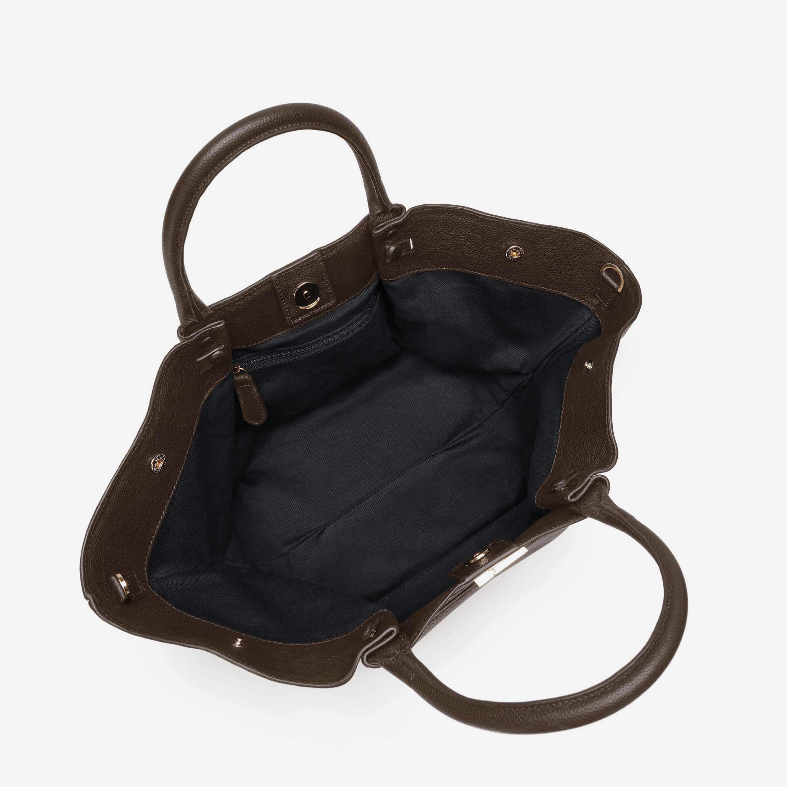 DeMellier The Midi New York mocha small grain