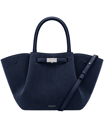 The Midi New York - Midnight Blue Suede