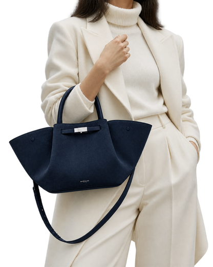 The Midi New York - Midnight Blue Suede