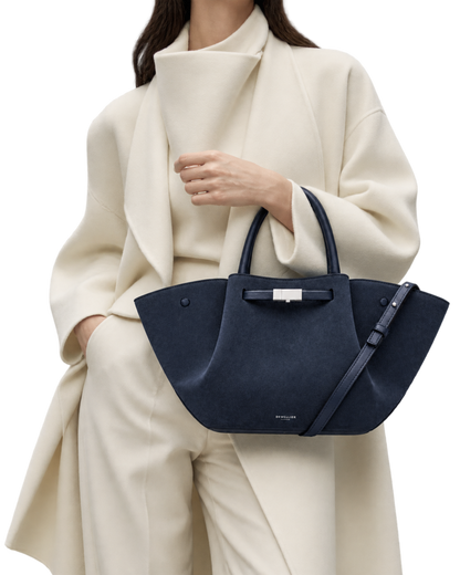 The Midi New York - Midnight Blue Suede