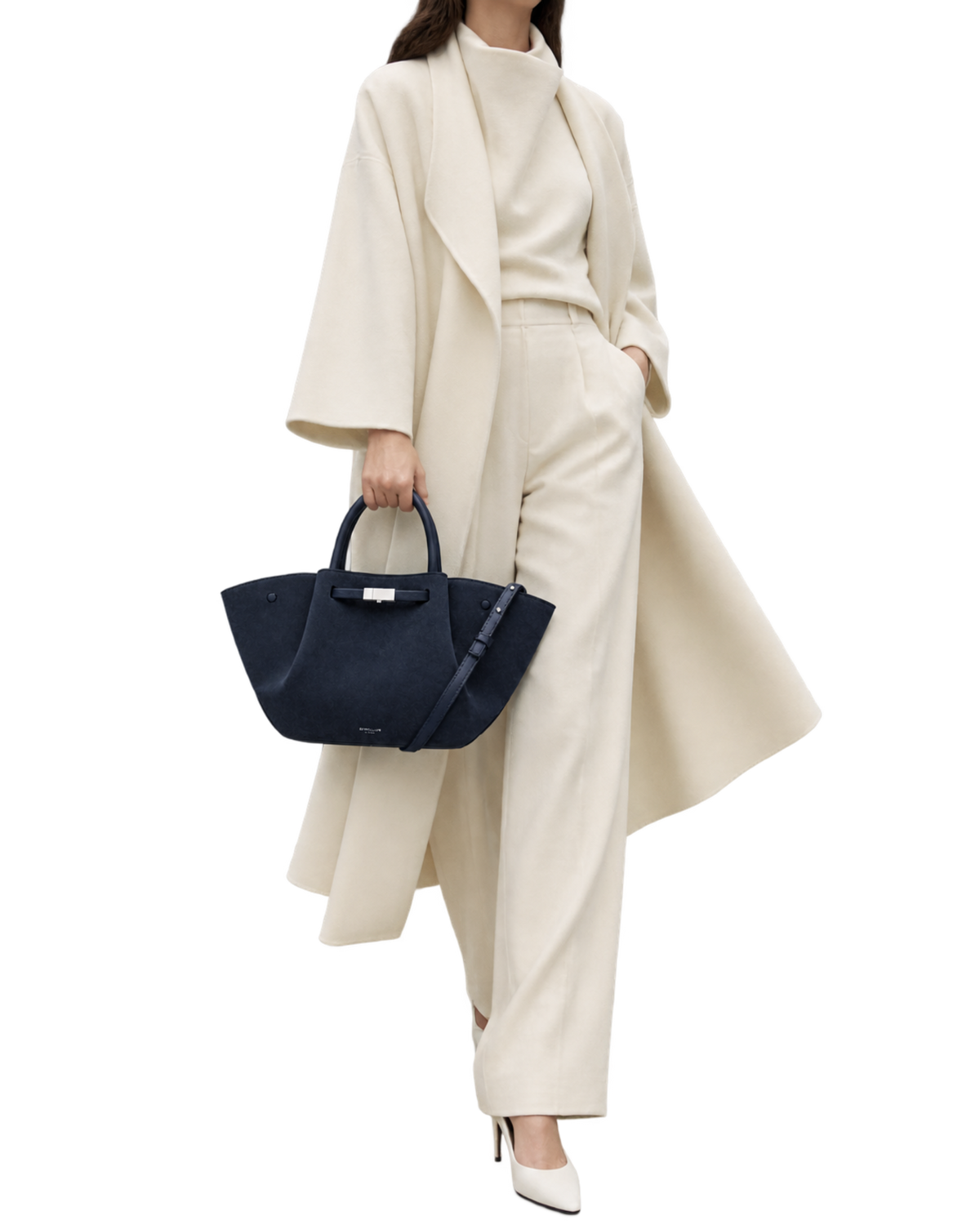 The Midi New York - Midnight Blue Suede