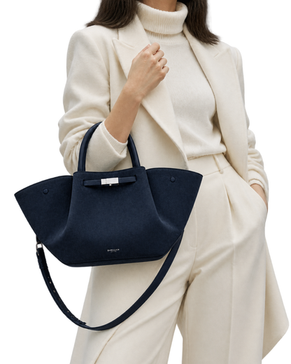 The Midi New York - Midnight Blue Suede