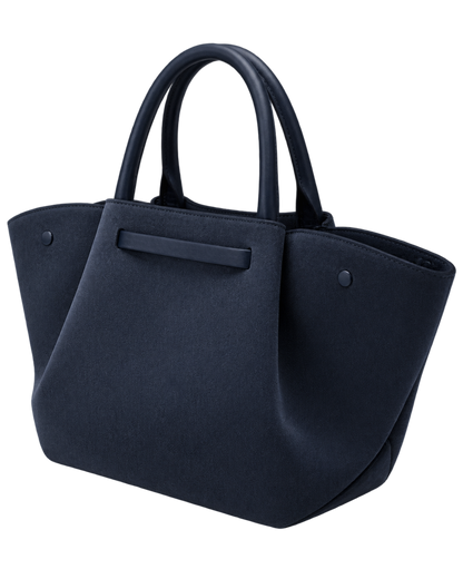 The Midi New York - Midnight Blue Suede