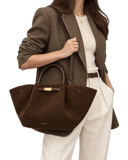 The Midi New York -  Mocha Suede & Mocha Smooth
