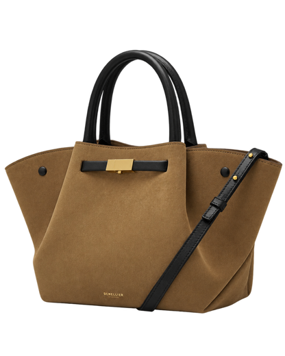 The Midi New York -  Tobacco Suede & Black Smooth