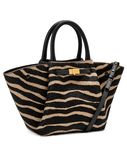 The Midi New York - Zebra-Effect Hair Calf