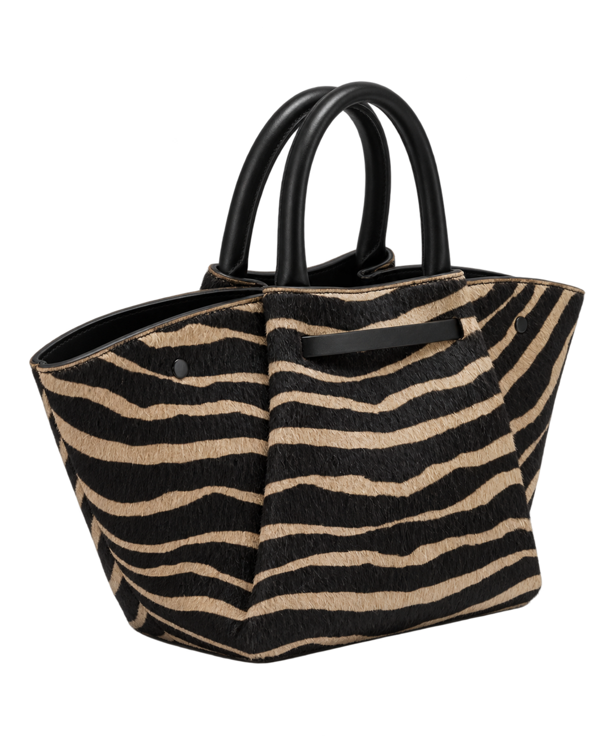 The Midi New York - Zebra-Effect Hair Calf