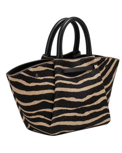 The Midi New York - Zebra-Effect Hair Calf