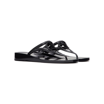 The VLogo Slingback Ballerina Flats – Tobacco