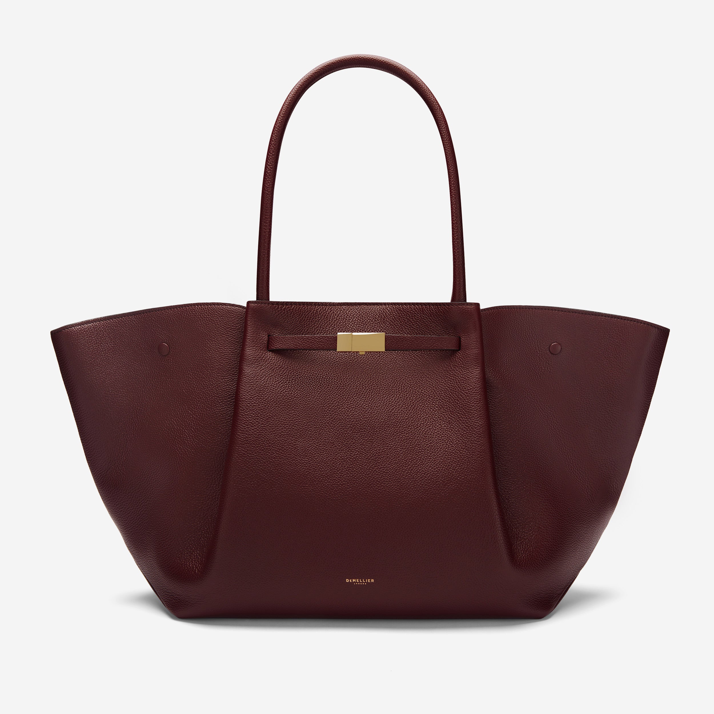 DeMellier The New York burgundy small grain