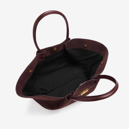 DeMellier The New York burgundy suede & burgundy smooth